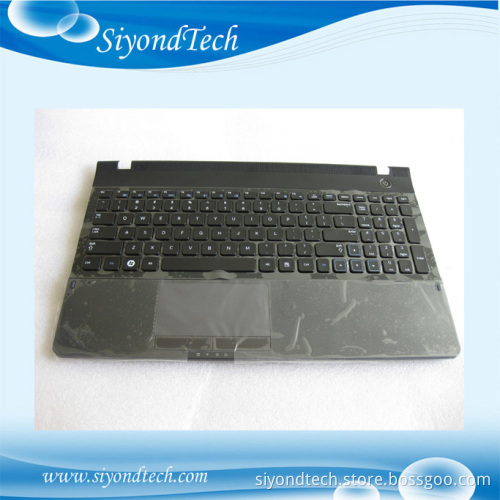 New Laptop Shell Cover Housing C with keyboard/touchpad Laptop Topcase For Samsung NP300E5A